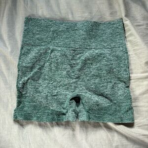 Women's Green High-Waisted Shorts